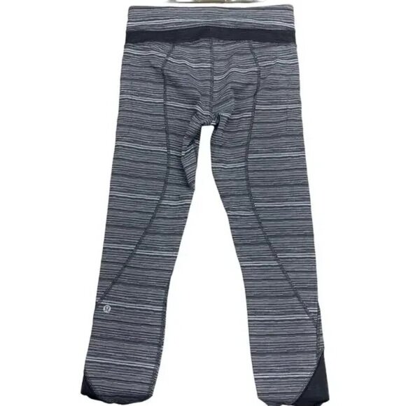 LULULEMON Inspire Tight II Mesh Cyber Black Deep Coal 6 - Picture 9 of 10